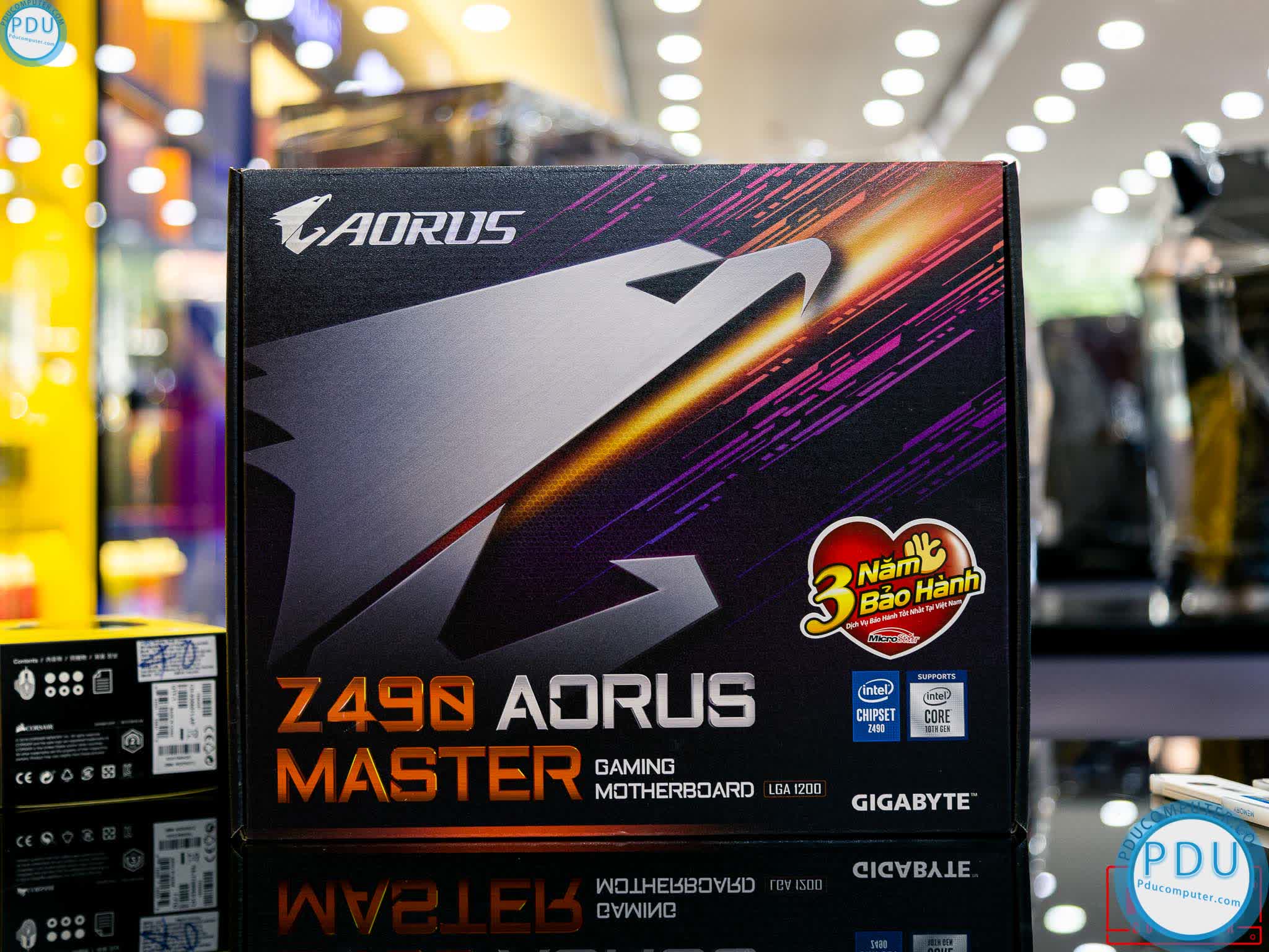Mainboard GIGABYTE Z490 AORUS MASTER (Intel Z490, Socket 1200, ATX, 4 khe RAM DDR4)