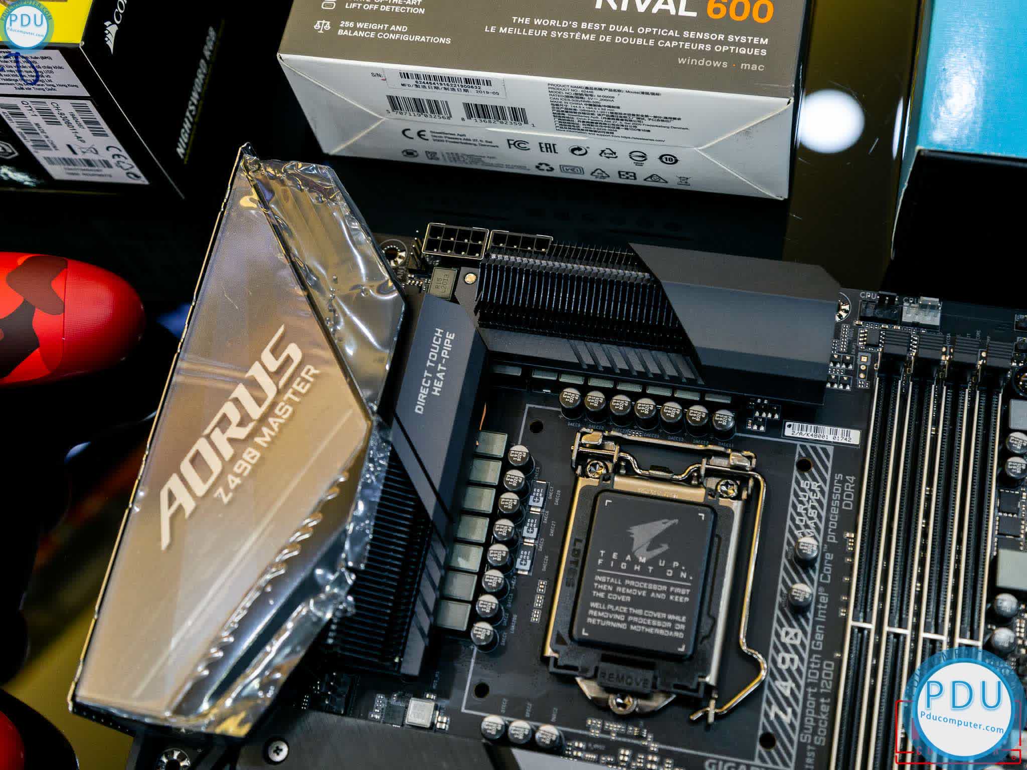 Mainboard GIGABYTE Z490 AORUS MASTER (Intel Z490, Socket 1200, ATX, 4 khe RAM DDR4)