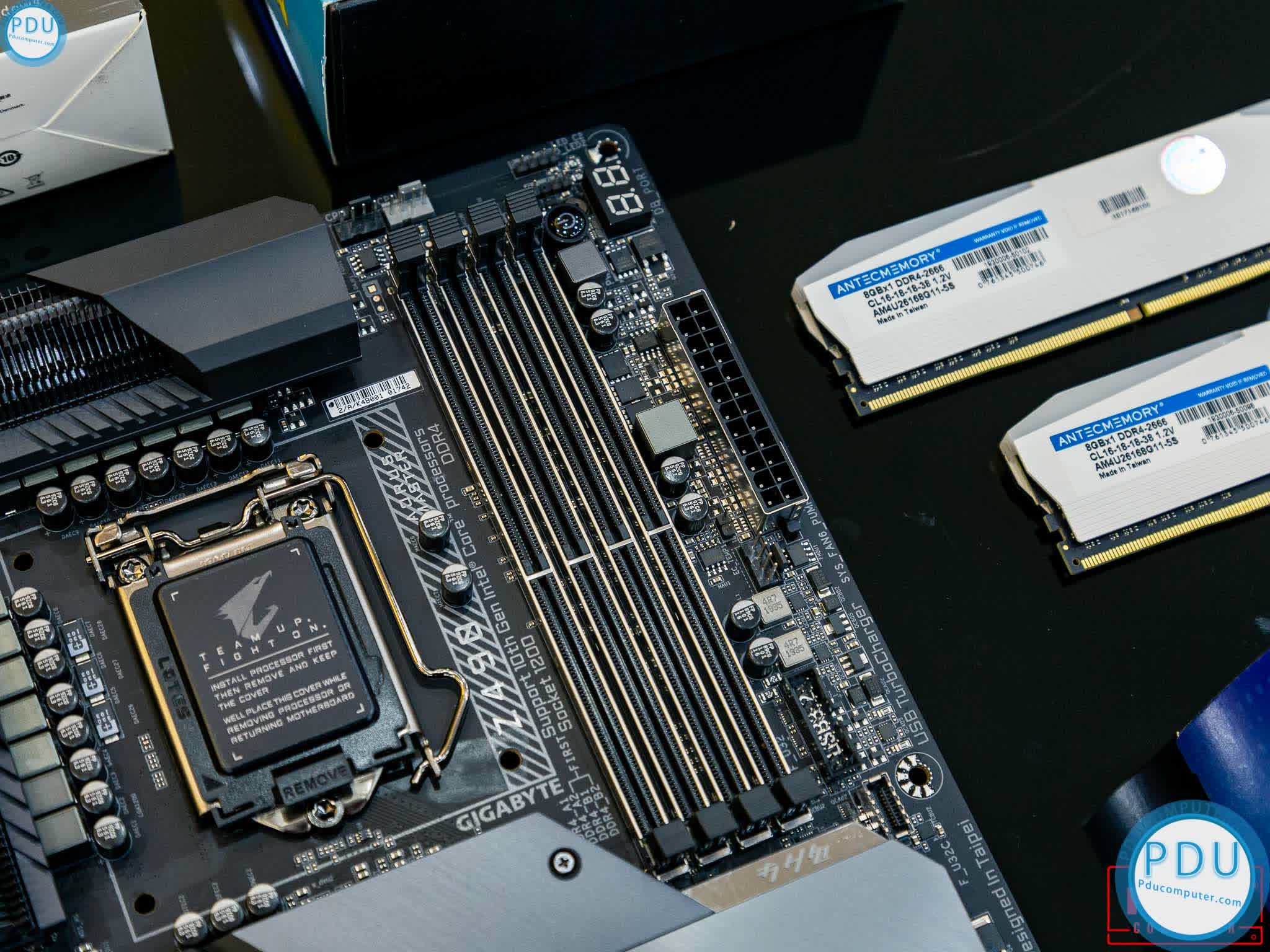 Mainboard GIGABYTE Z490 AORUS MASTER (Intel Z490, Socket 1200, ATX, 4 khe RAM DDR4)