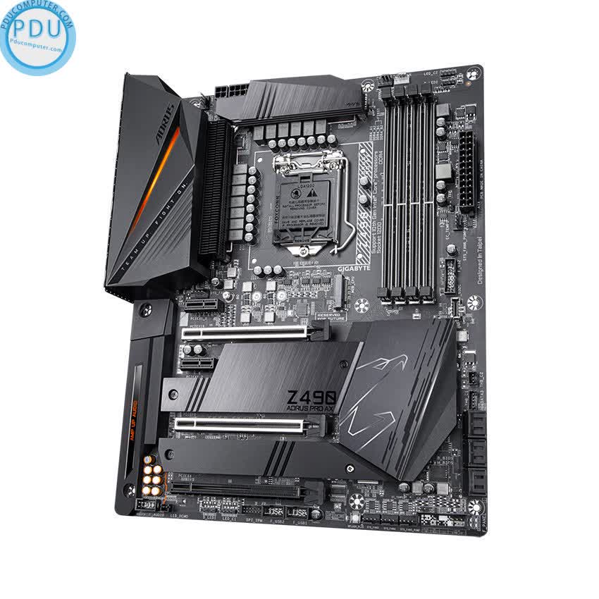 Mainboard GIGABYTE Z490 AORUS PRO AX (Intel Z490, Socket 1200, ATX, 4 khe RAM DDR4)