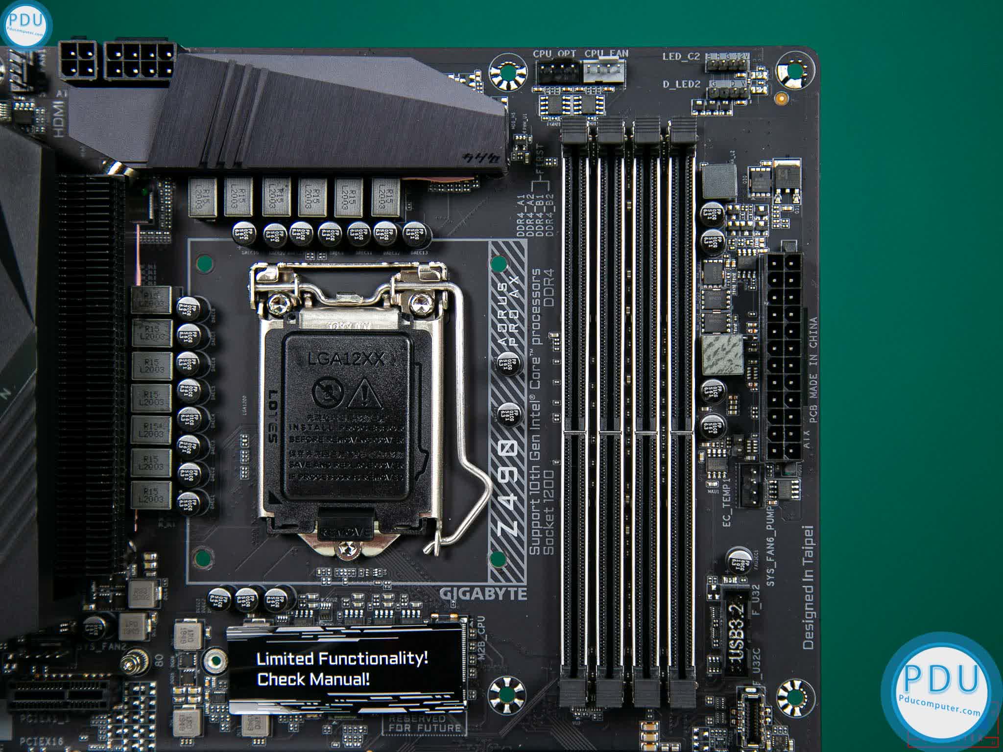 Mainboard GIGABYTE Z490 AORUS PRO AX (Intel Z490, Socket 1200, ATX, 4 khe RAM DDR4)