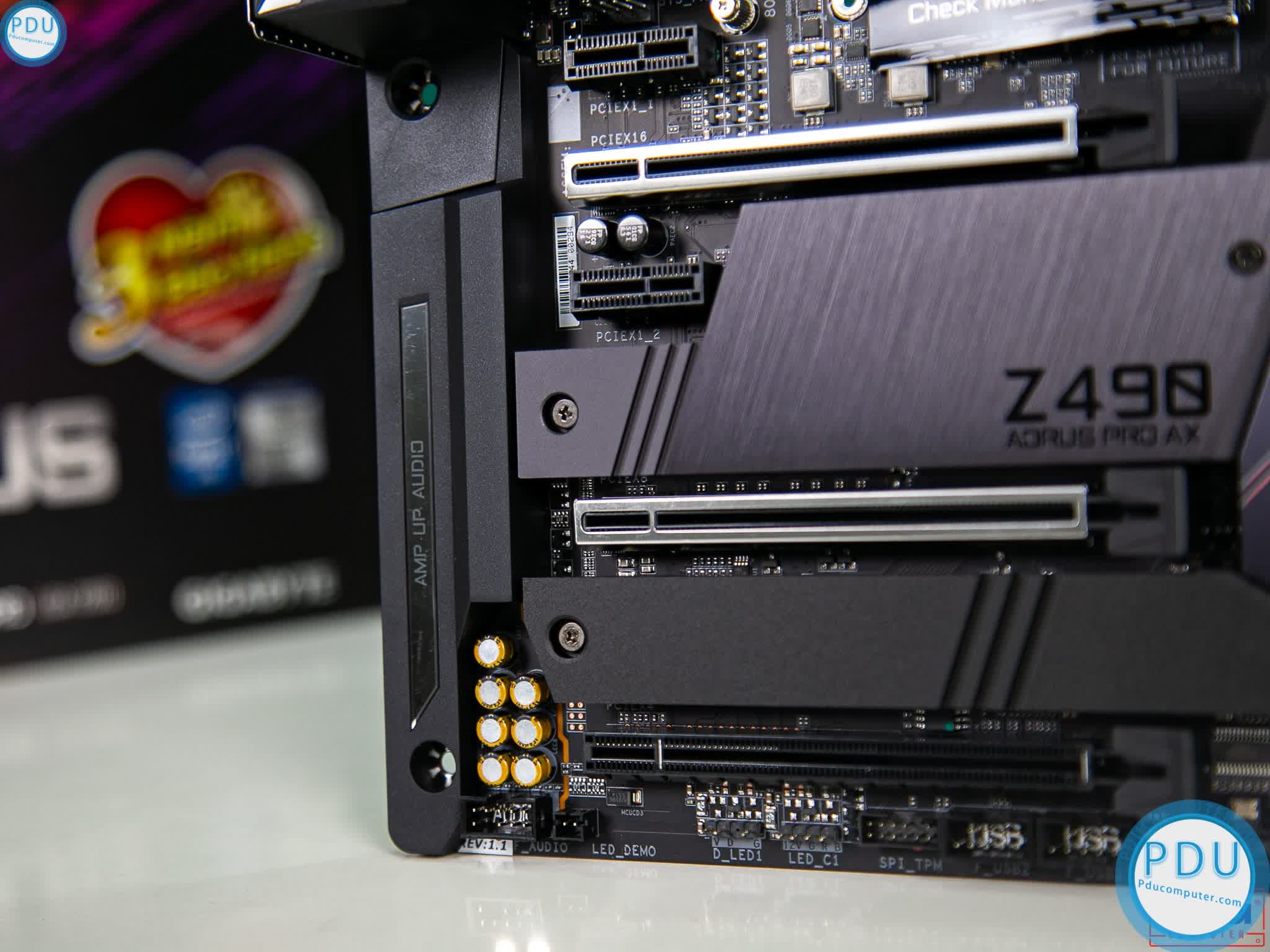 Mainboard GIGABYTE Z490 AORUS PRO AX (Intel Z490, Socket 1200, ATX, 4 khe RAM DDR4)