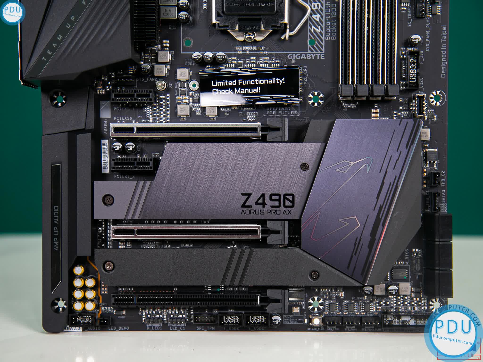 Mainboard GIGABYTE Z490 AORUS PRO AX (Intel Z490, Socket 1200, ATX, 4 khe RAM DDR4)