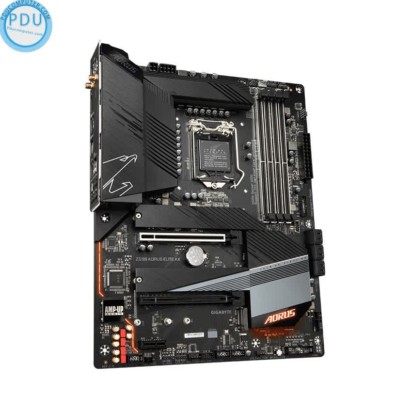 Mainboard Gigabyte Z590 AORUS ELITE AX (Intel Z590, Socket 1200, ATX, 4 khe Ram DDR4)