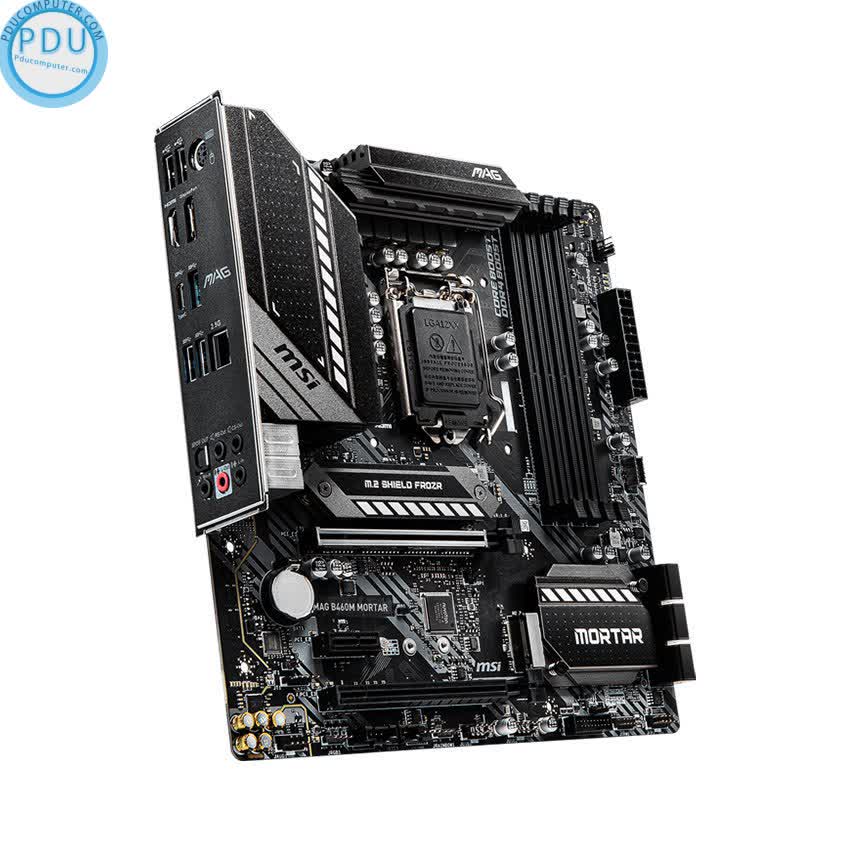 Mainboard MSI MAG B460M MORTAR (Intel B460, Socket 1200, m-ATX, 4 khe RAM DDR4)