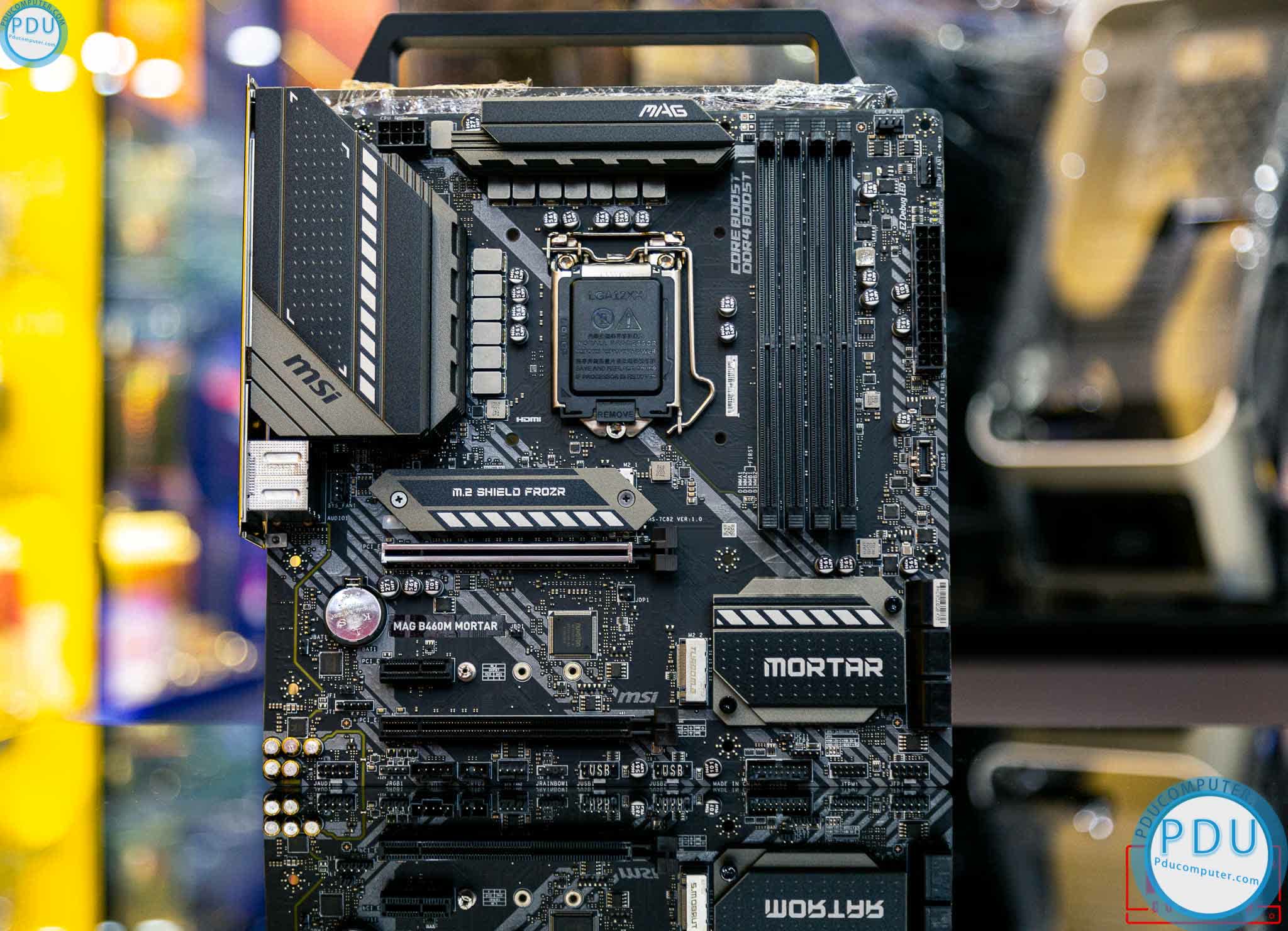 Mainboard MSI MAG B460M MORTAR (Intel B460, Socket 1200, m-ATX, 4 khe RAM DDR4)