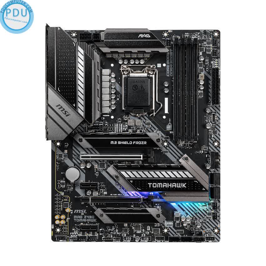 Mainboard MSI MAG Z490 TOMAHAWK (Intel Z490, Socket 1200, ATX, 4 khe RAM DDR4)