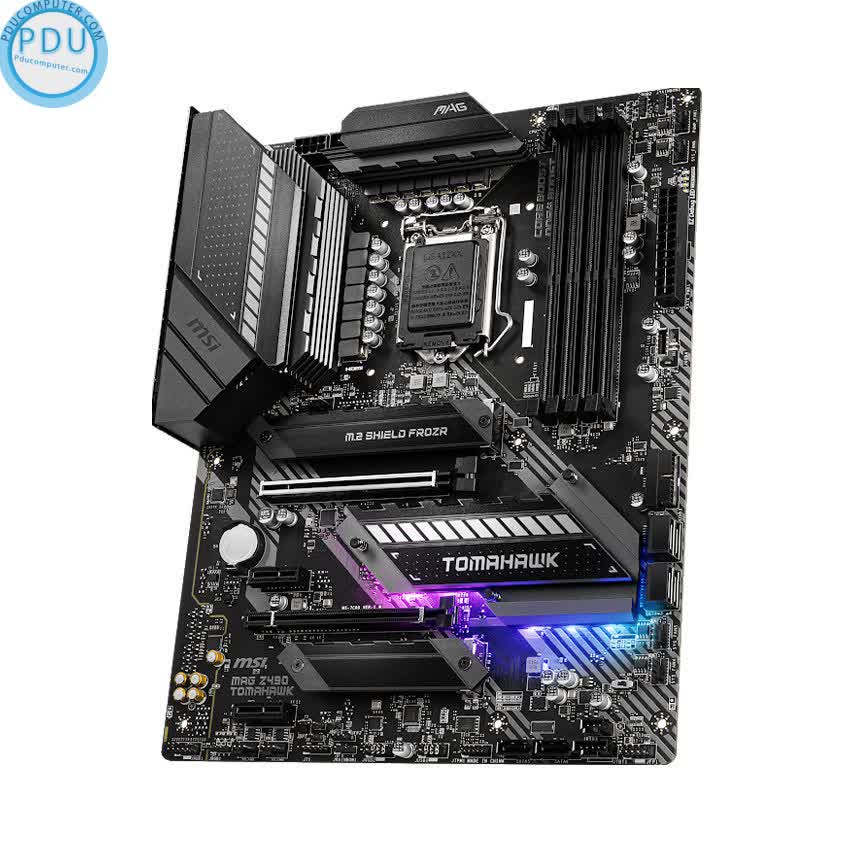Mainboard MSI MAG Z490 TOMAHAWK (Intel Z490, Socket 1200, ATX, 4 khe RAM DDR4)
