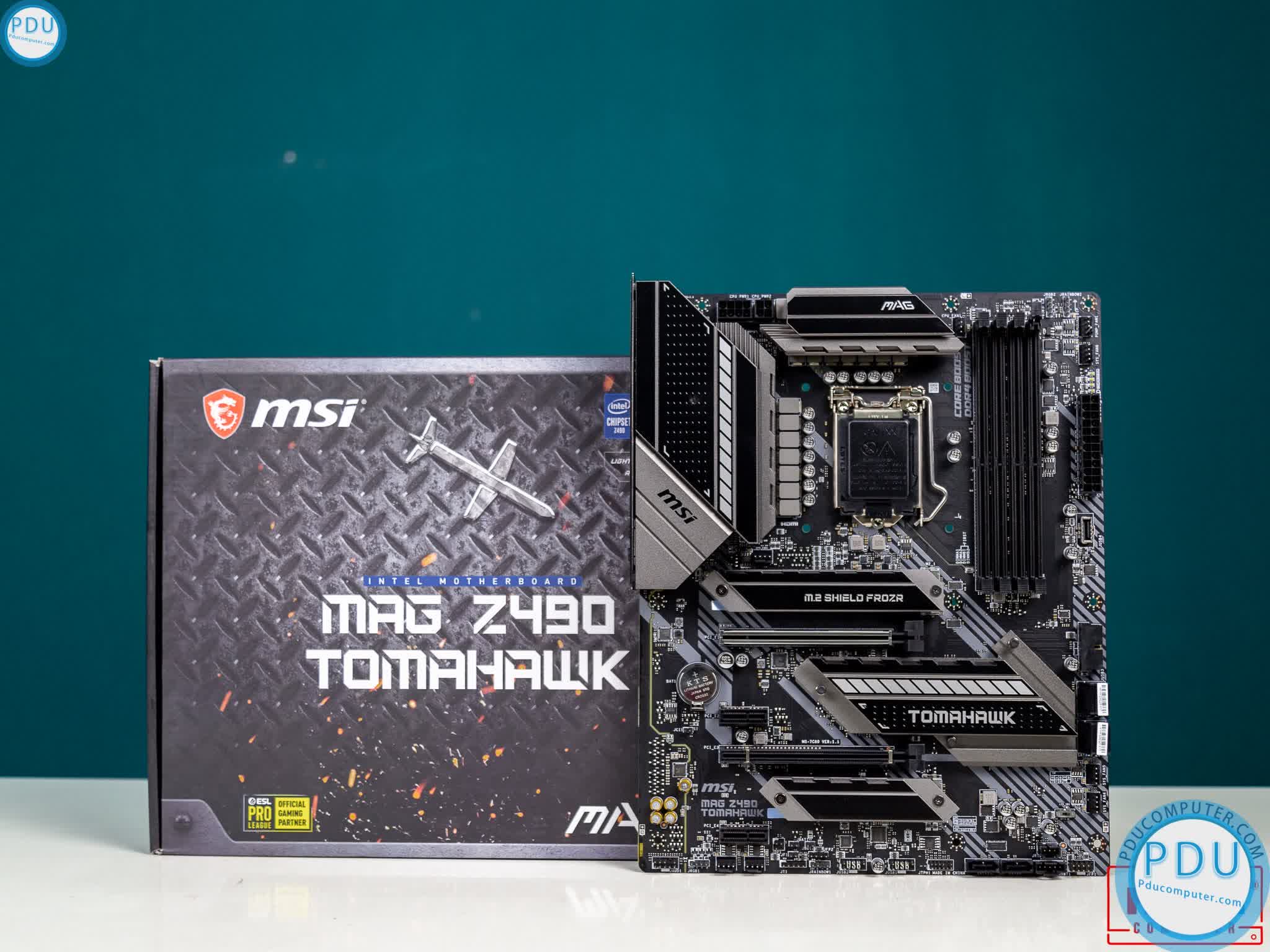 Mainboard MSI MAG Z490 TOMAHAWK (Intel Z490, Socket 1200, ATX, 4 khe RAM DDR4)