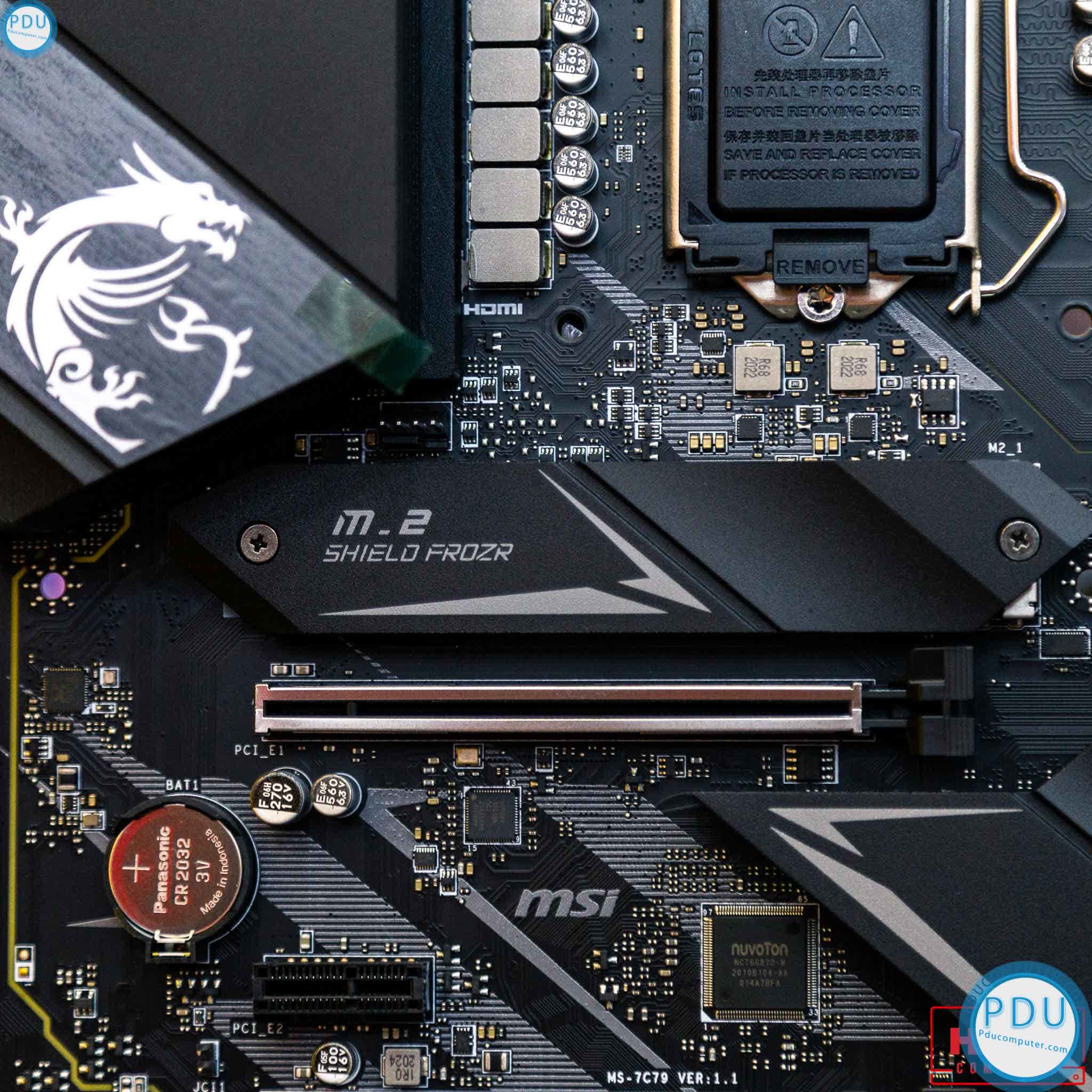 Mainboard MSI MPG Z490 GAMING EDGE WIFI (Intel Z490, Socket 1200, ATX, 4 khe RAM DDR4)