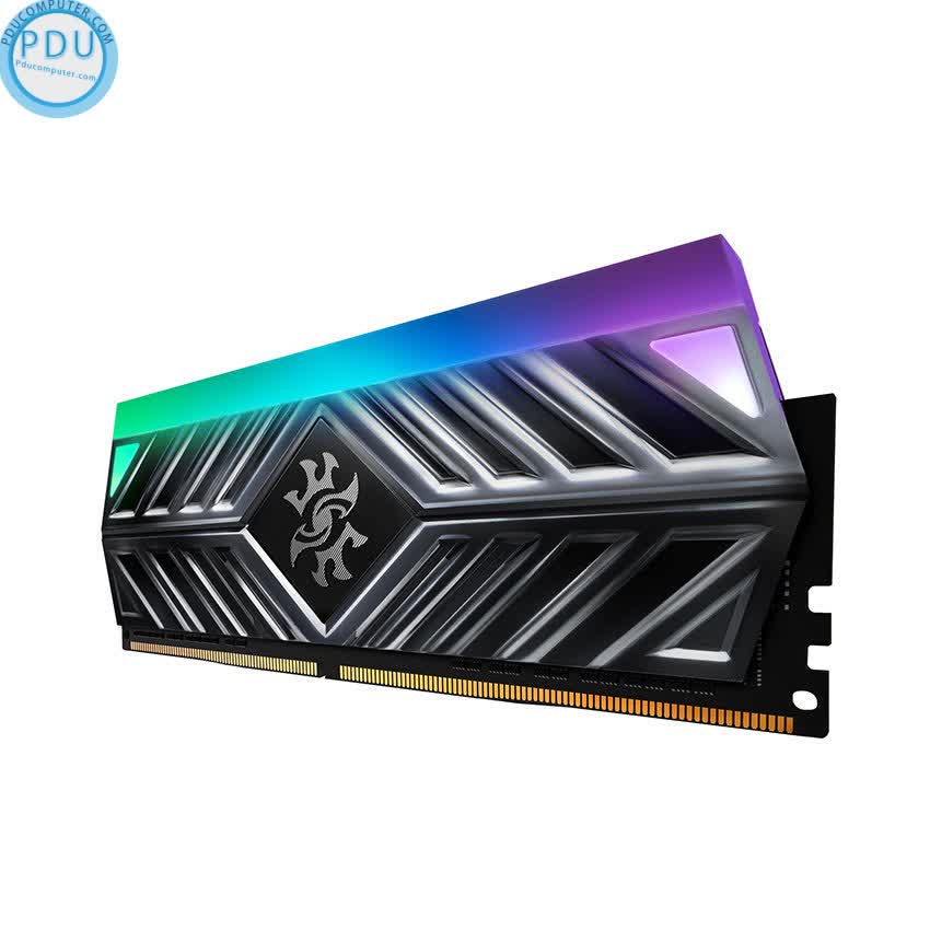 RAM Desktop Adata XPG Spectrix D41 RGB (AX4U300038G16A-ST41) Grey 8GB (1x8GB) DDR4 3000MHz