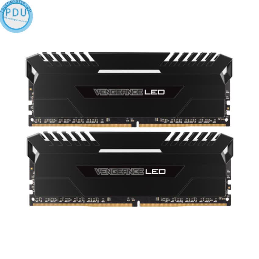 RAM Desktop Corsair Vengeance Led White (CMU16GX4M2A2666C16) 16GB (2*8GB) DDR4 2666Mhz