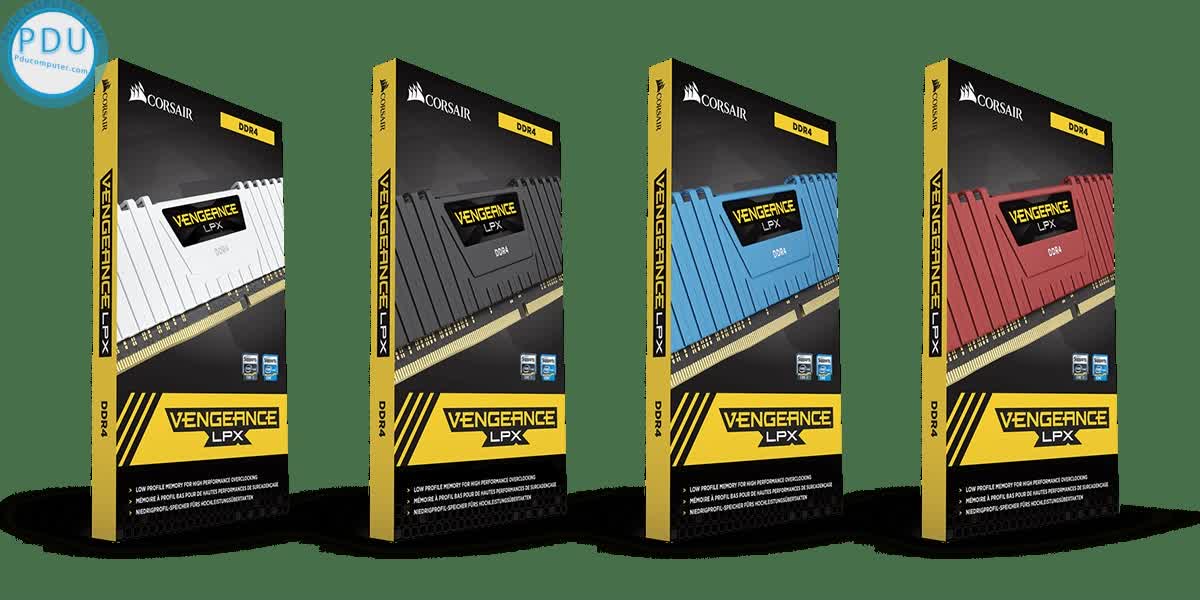 Ram Desktop Corsair Vengeance LPX (CMK16GX4M2D2666C16) 16GB (2x8GB) DDR4 2666MHz