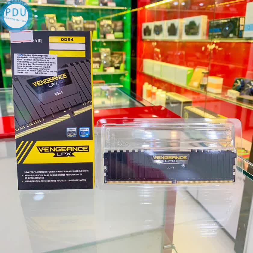 RAM Desktop Corsair Vengeance LPX (CMK8GX4M1D3000C16 ) 8GB (1x8GB) DDR4 3000MHz