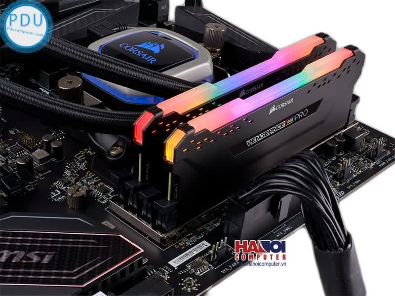 RAM Desktop CORSAIR Vengeance PRO RGB (CMW16GX4M2D3000C16) 16GB (2x8GB) DDR4 3000MHz