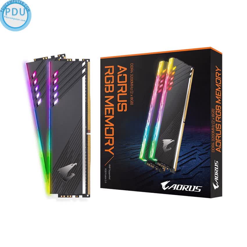 Ram Desktop Gigabyte AORUS RGB (GP-ARS16G32) 16GB (2x8GB) DDR4 3200Mhz