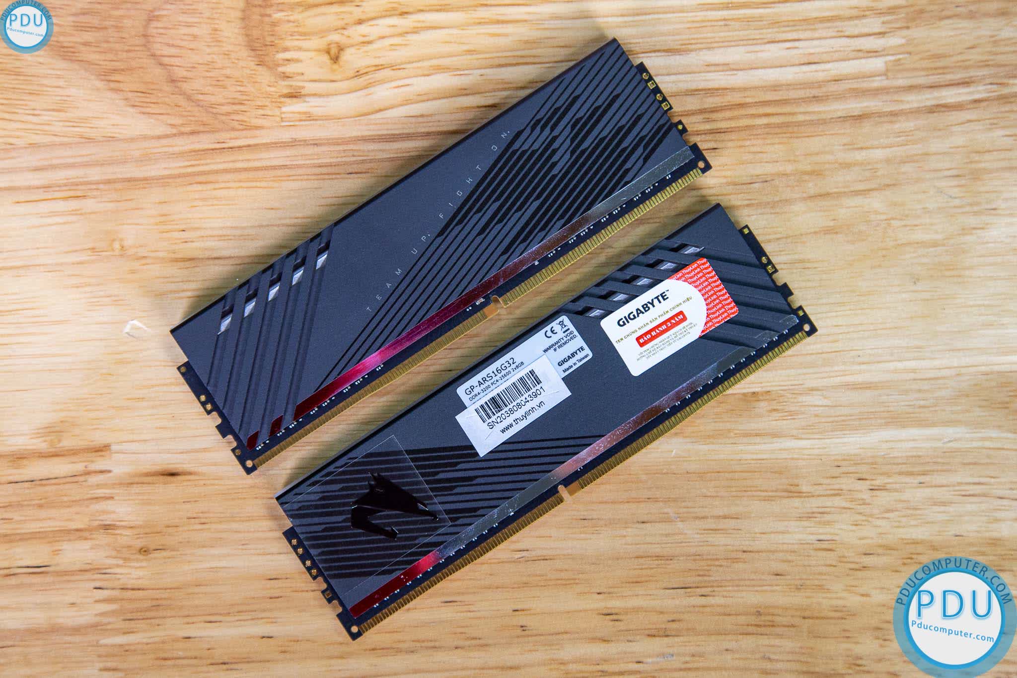 Ram Desktop Gigabyte AORUS RGB (GP-ARS16G32) 16GB (2x8GB) DDR4 3200Mhz