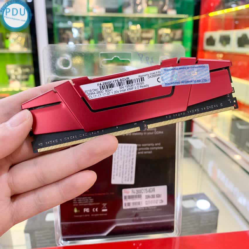 RAM Desktop Gskill (F4-2800C17S-8GVR) 8GB (1x8GB) DDR4 2800MHz