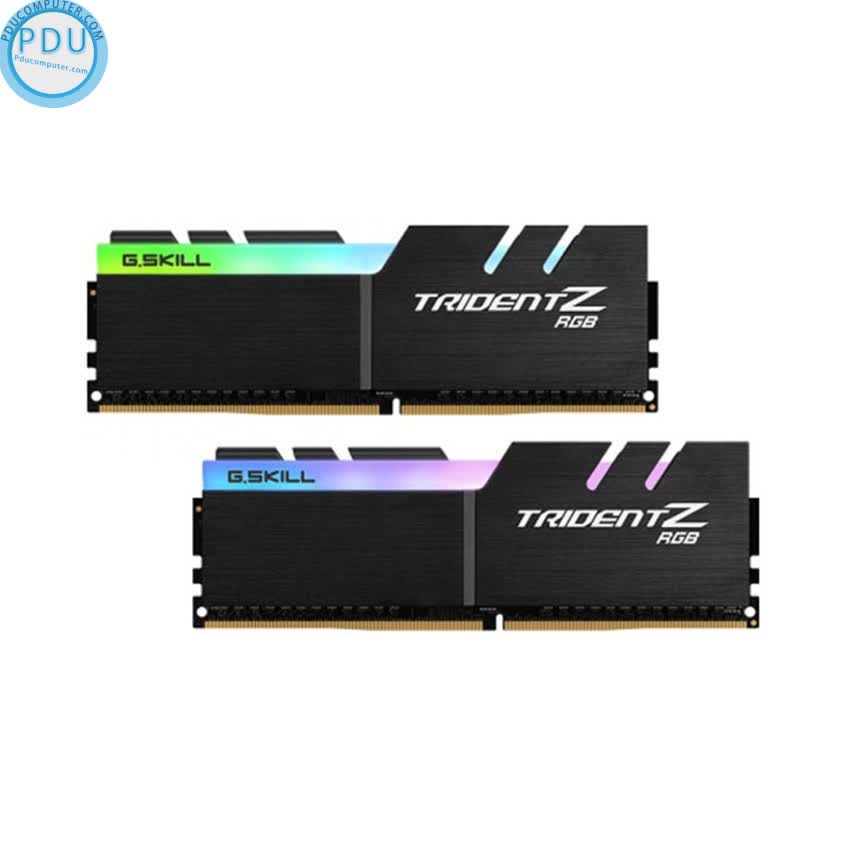 RAM Desktop Gskill Trident Z RGB (F4-3200C16D-32GTZR) 32GB (2x16GB) DDR4 3200MHz