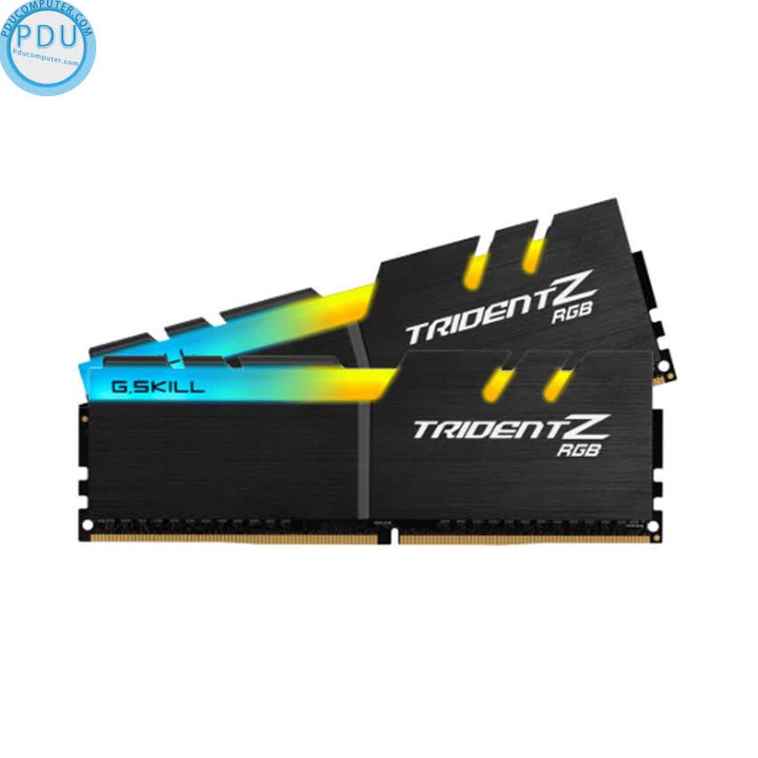RAM Desktop Gskill Trident Z RGB (F4-3600C18D-32GTZR) 32GB (2x16GB) DDR4 3600MHz