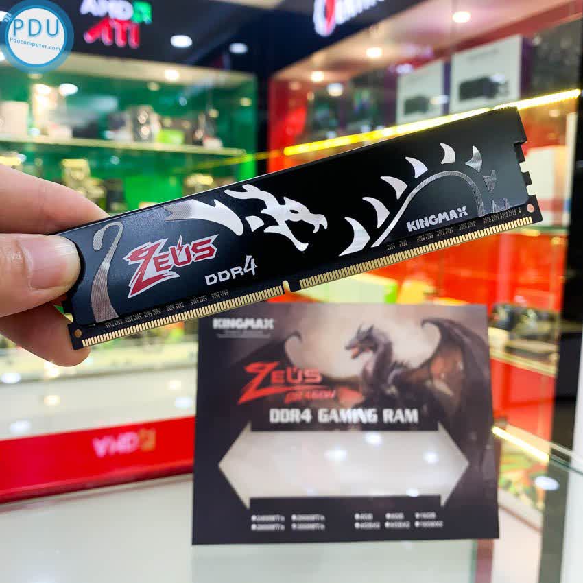 Ram Desktop Kingmax Zeus Dragon (KM-LD4-3000-16GHS) 16GB (1x16GB) DDR4 3000Mhz