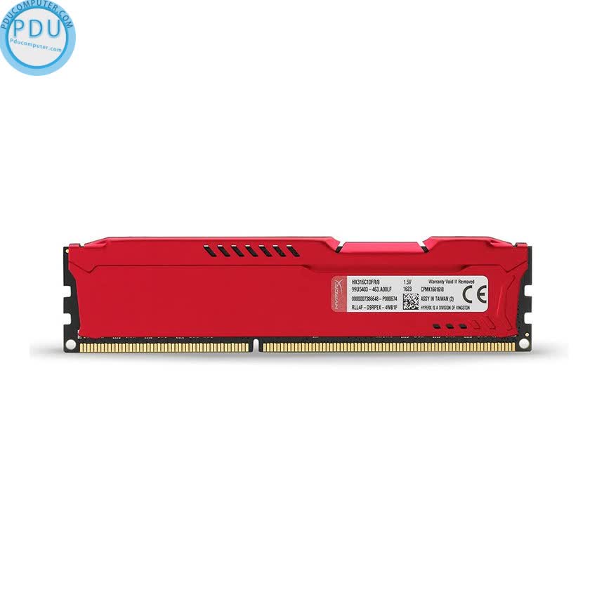RAM Desktop KINGSTON HyperX Fury (HX316C10FR/8) 8GB (1x8GB) DDR3 1600MHz