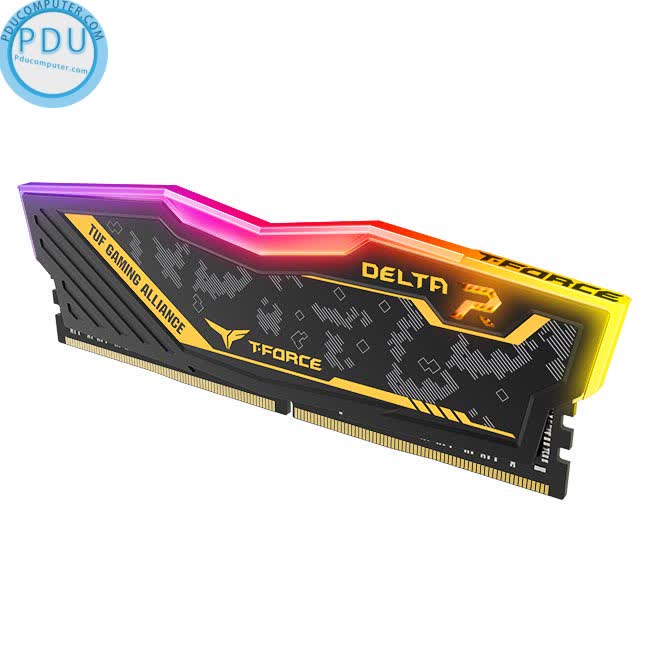 Ram Desktop Team T-Force Delta TUF Gaming Alliance (TF9D48G3200HC16CBK) 8GB (1x8GB) DDR4 3200Mhz