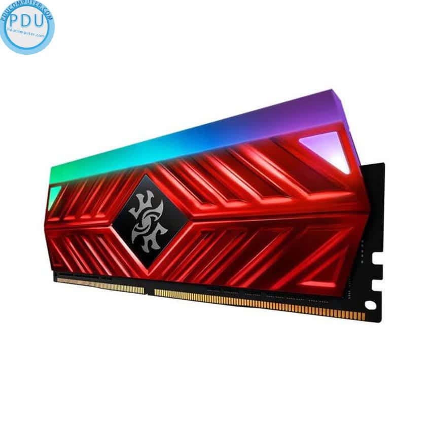 Ram Destop Adata Spectrix D41 RGB (AX4U300038G16A-SR41) Red 8GB (1x8GB) DDR4 3000Mhz