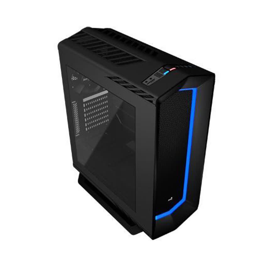 Vỏ Case Aero Cool P7-C1 Pro BG Tempered Glass (Mid Tower/Màu Đen)