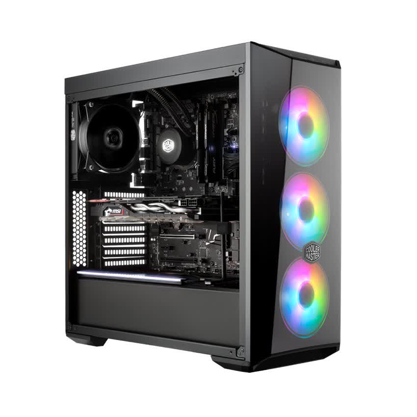 Vỏ Case Cooler Master MasterBox Lite 5 ARGB (Mid Tower/Màu đen/Led ARGB)