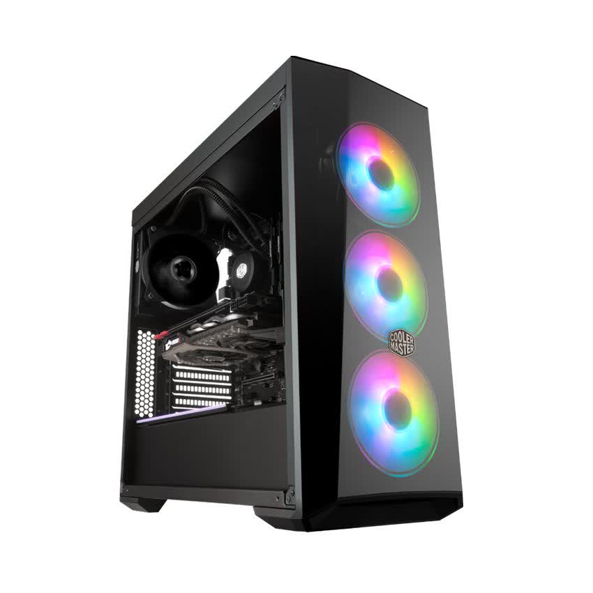 Vỏ Case Cooler Master MasterBox Lite 5 ARGB (Mid Tower/Màu đen/Led ARGB)