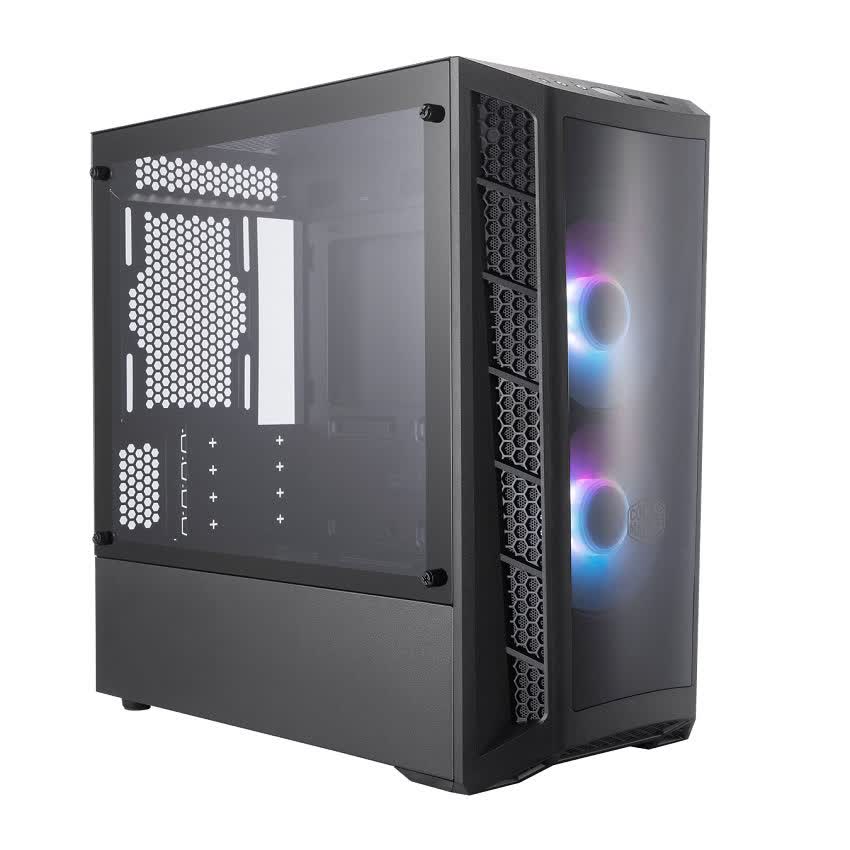Vỏ Case Cooler Master MasterBox MB320L ARGB controller (Mini Tower/Màu đen/Led ARGB/Mặt Mica)