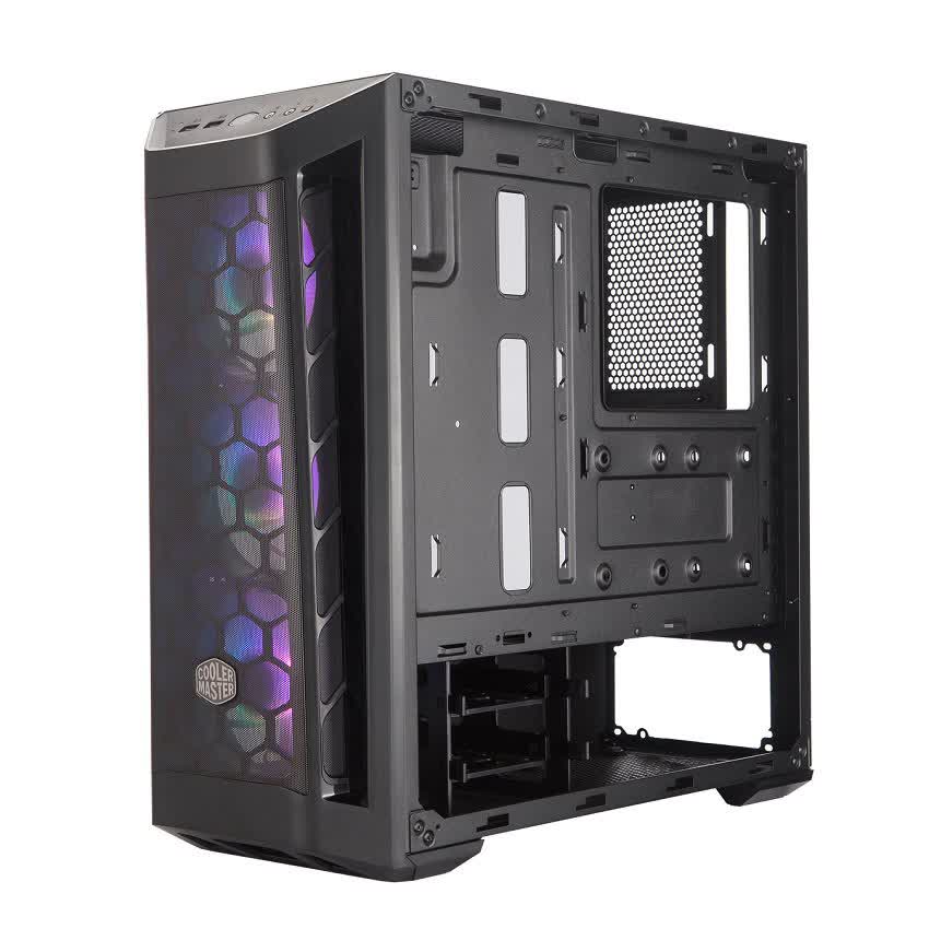 Vỏ Case Cooler Master MasterBox MB511 ARGB (Mid Tower/Màu đen/Led ARGB/Mặt lưới)