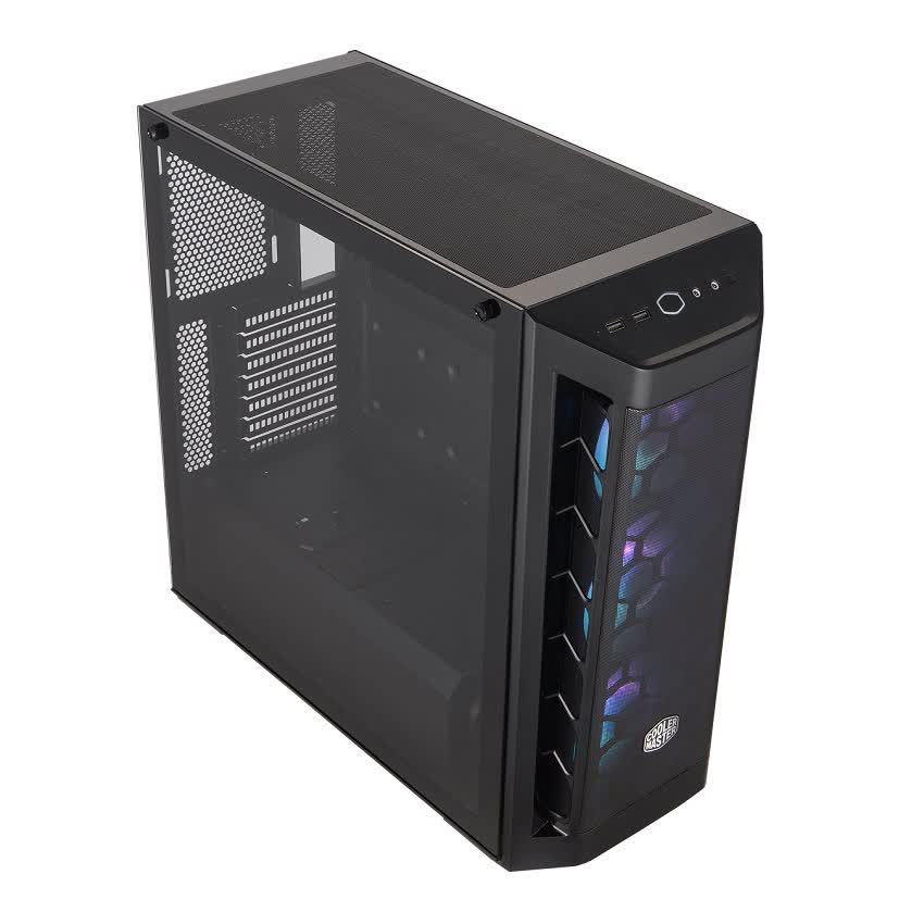 Vỏ Case Cooler Master MasterBox MB511 ARGB (Mid Tower/Màu đen/Led ARGB/Mặt lưới)