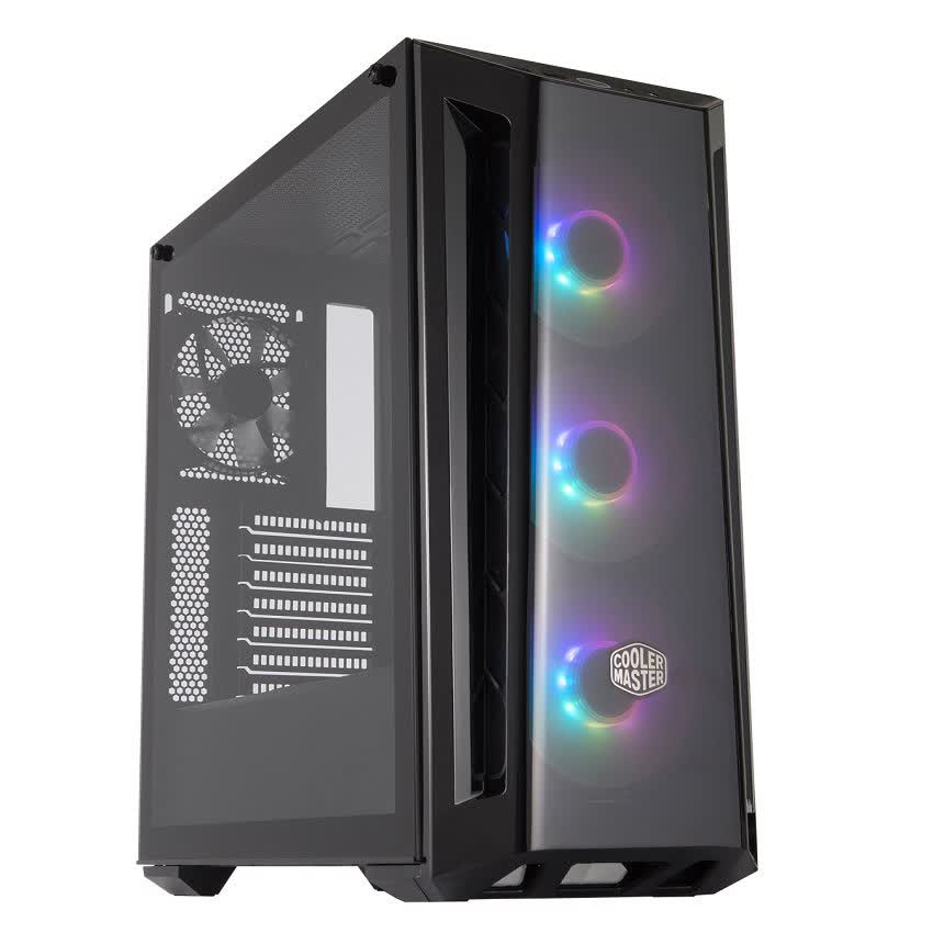 Vỏ Case Cooler Master MasterBox MB520 ARGB (Mid Tower/Màu đen/Led ARGB)