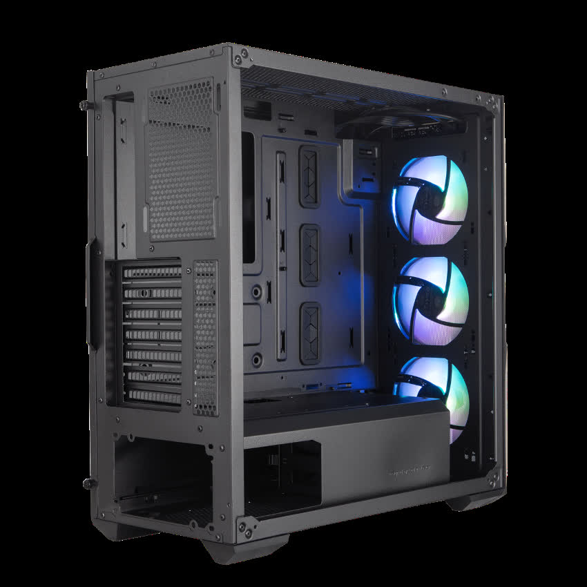 Vỏ Case Cooler Master MasterBox TD500TG Mesh ARGB (Mid Tower/Màu đen/Led ARGB/Mặt lưới)