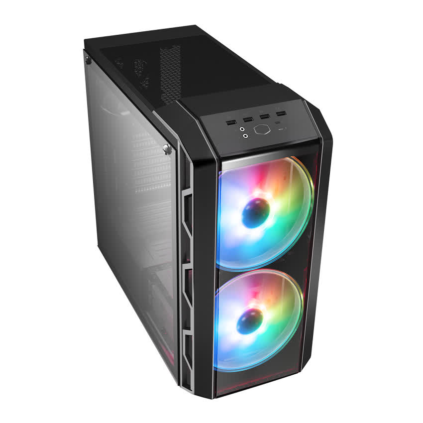 Vỏ Case Cooler Master MasterCase H500 TG ARGB (Mid Tower/Màu đen/Led ARGB)