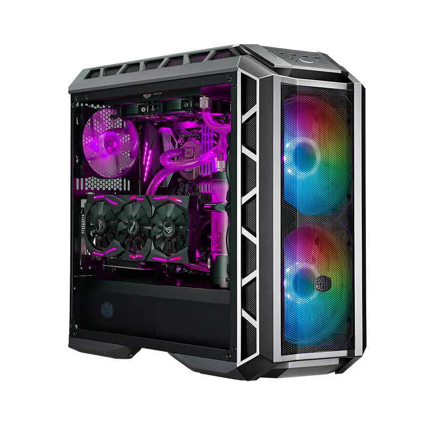 Vỏ Case Cooler Master MasterCase H500P TG Mesh ARGB (Mid Tower/Màu đen/Led ARGB/Mặt lưới)