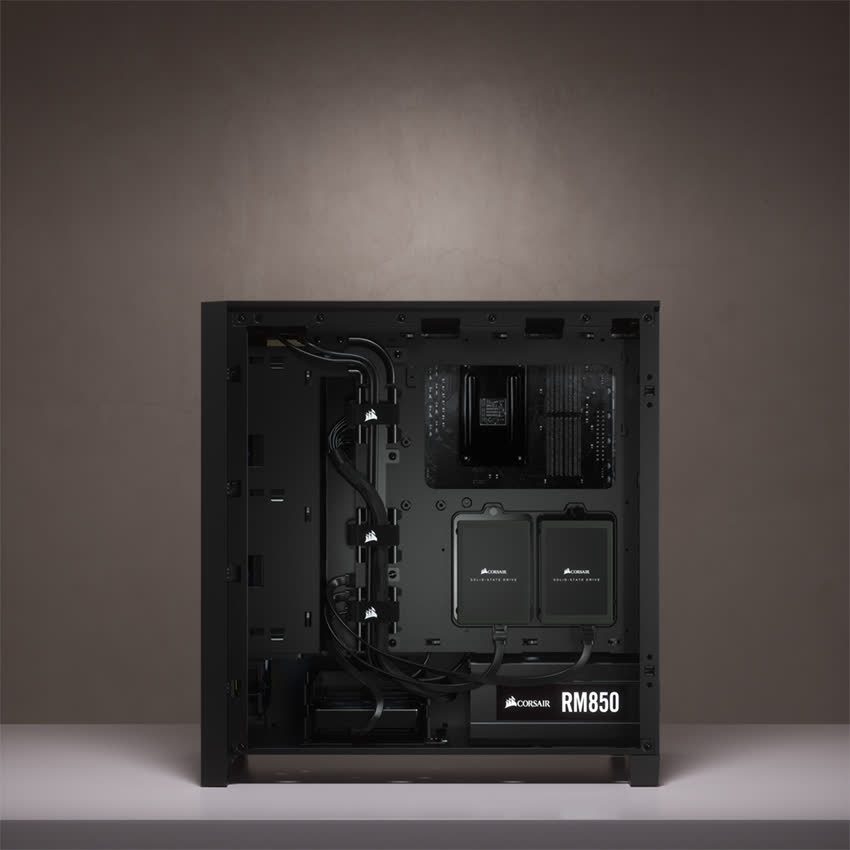 Vỏ Case  Corsair 4000D Airflow TG Black (Mid Tower/Màu Đen)