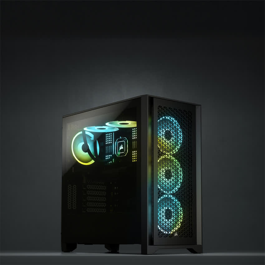 Vỏ Case  Corsair 4000D Airflow TG Black (Mid Tower/Màu Đen)