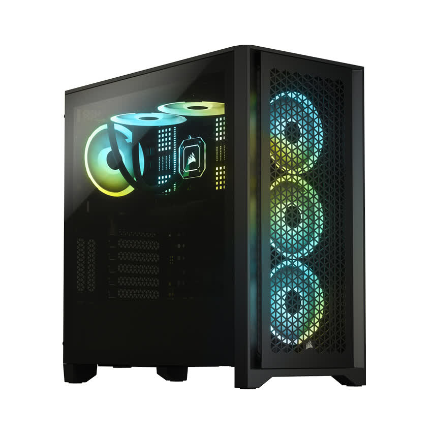 Vỏ Case  Corsair 4000D Airflow TG Black (Mid Tower/Màu Đen)