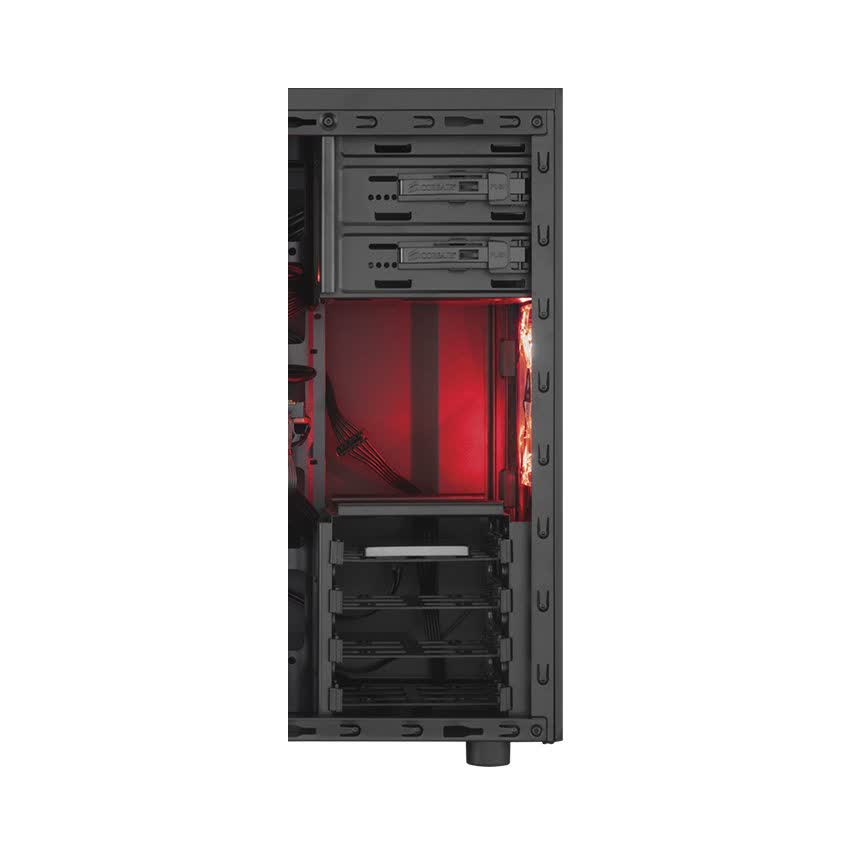 Vỏ Case Corsair Carbide Series SPEC-01 Red LED Gaming (Mid Tower/Màu Đen )