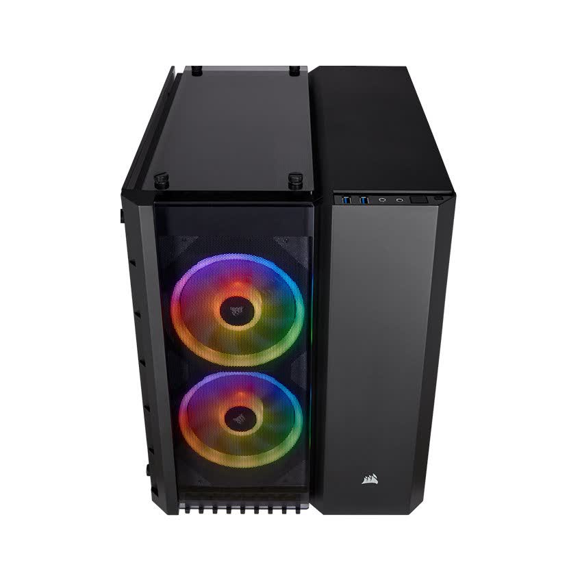 Vỏ Case Corsair Crystal Series 280X RGB Tempered Glass (Mini Tower/Màu Đen)