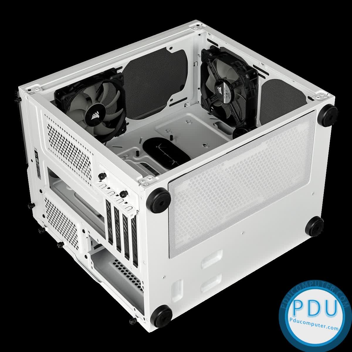 Vỏ Case Corsair Crystal Series 280X RGB Tempered Glass (Mini Tower/MàuTrắng)