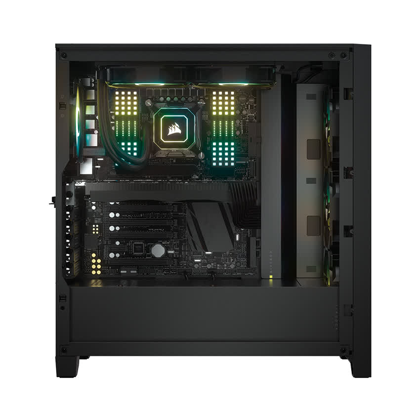 Vỏ Case Corsair iCUE 4000X RGB TG Black  (Mid Tower/Màu Đen)
