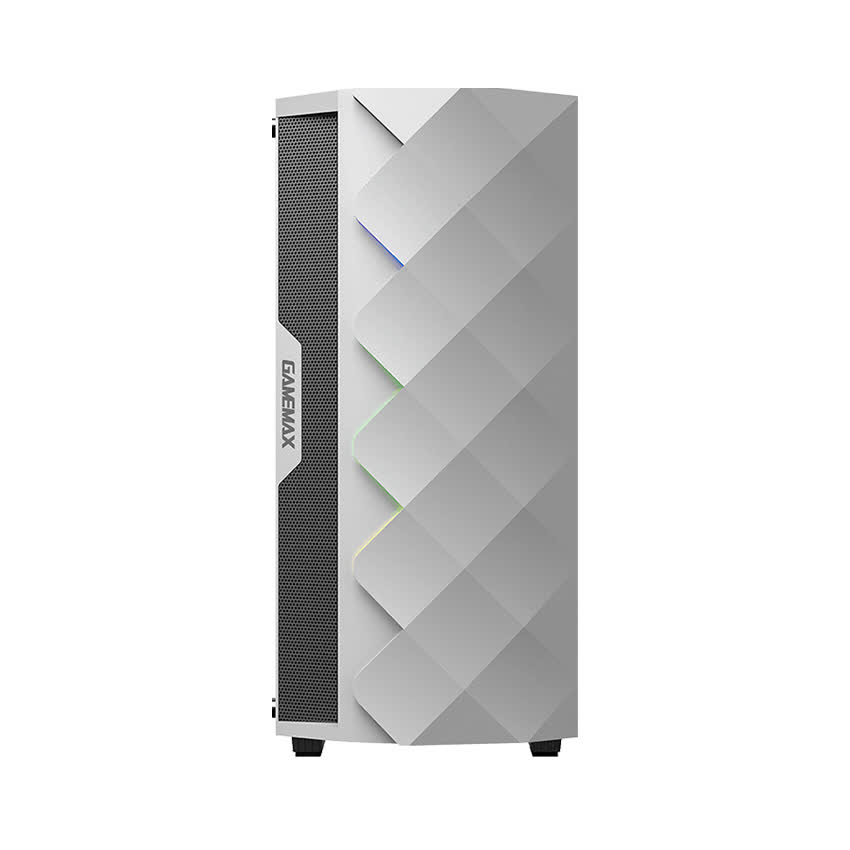 Vỏ Case  GAMEMAX Diamond - White (Mid Tower/Màu Trắng/Led RGB)
