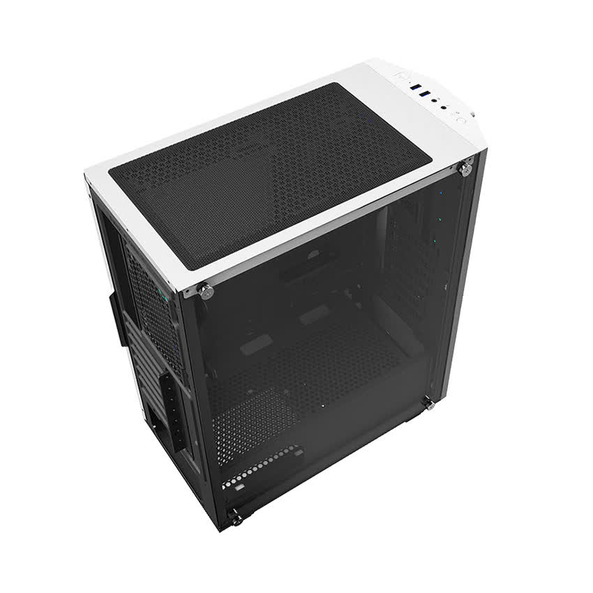 Vỏ Case  GAMEMAX Diamond - White (Mid Tower/Màu Trắng/Led RGB)