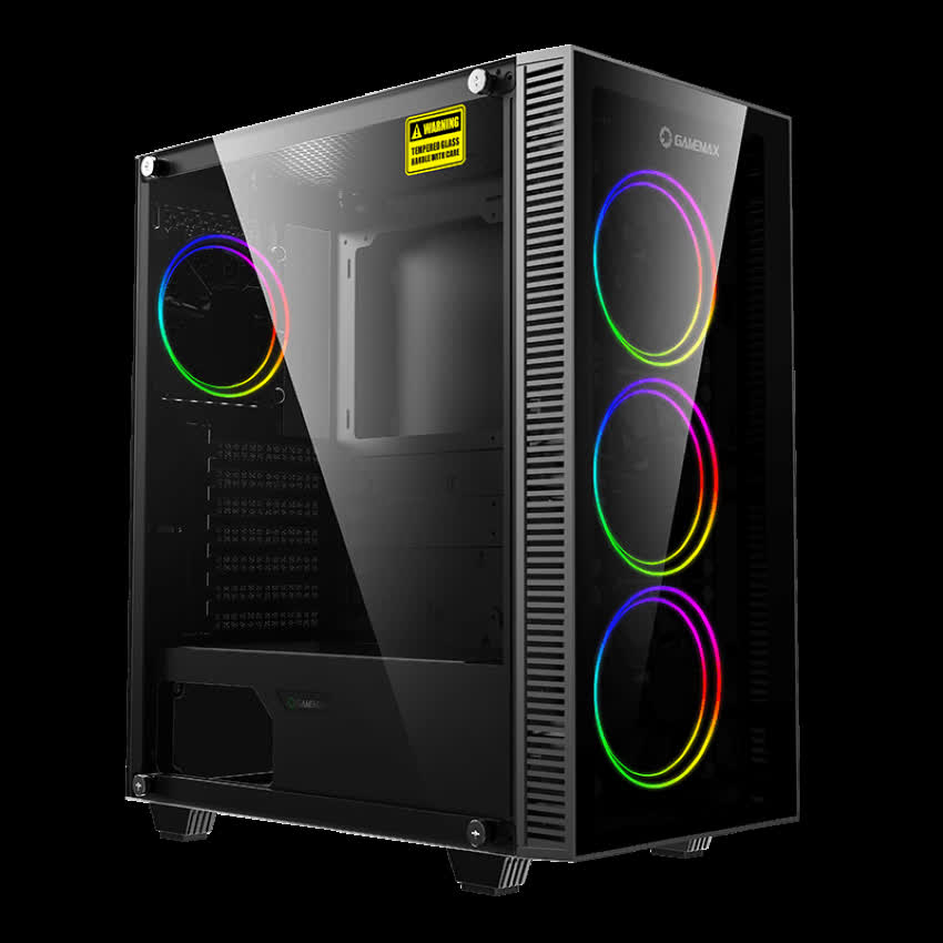 Vỏ Case GAMEMAX Draco XD (Mid Tower/Mầu Đen)