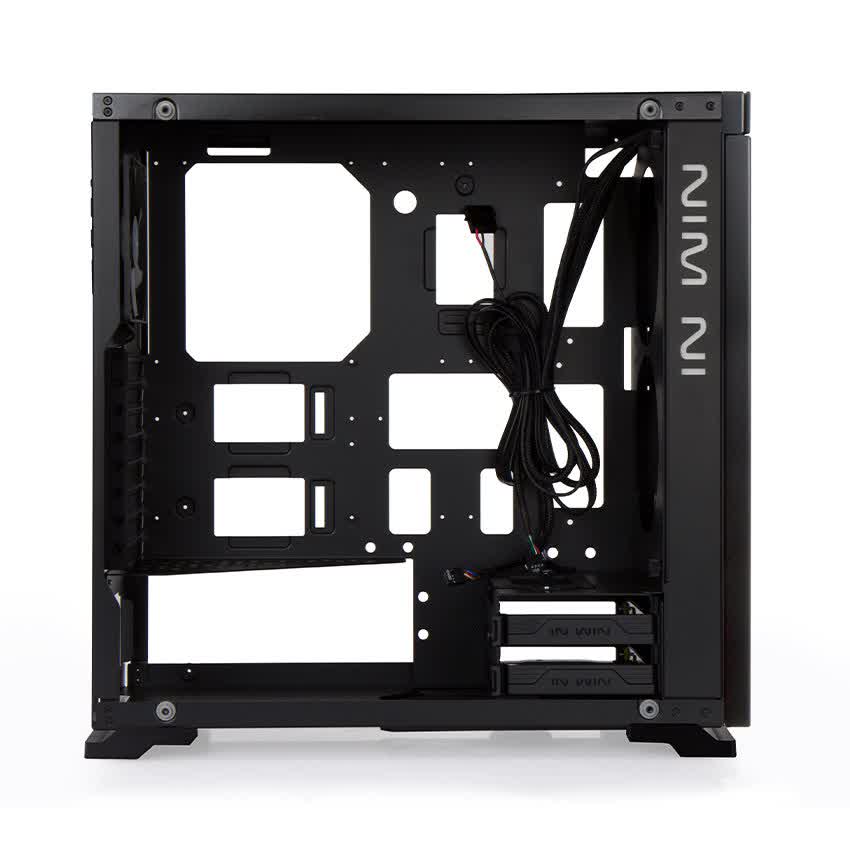 Vỏ Case In-Win 805 Infinity RGB Led- Aluminium & Tempered Glass Mid-Tower Đen