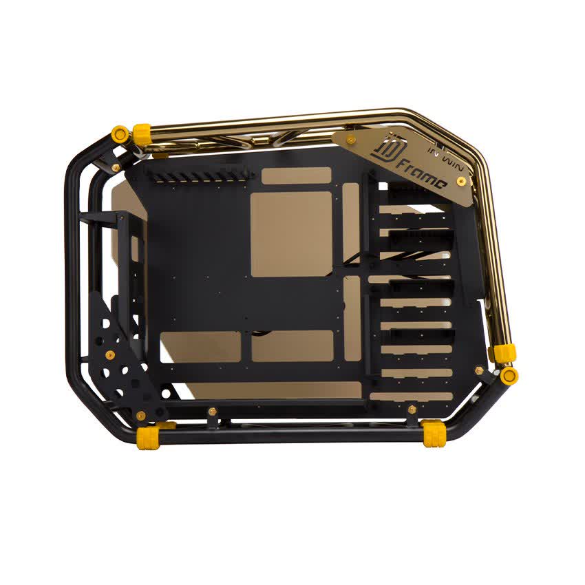 Vỏ Case IN WIN D-Frame 2.0 + SII-1065W - 30th Anniversary Premium Signature Combo Full Tower Đồng